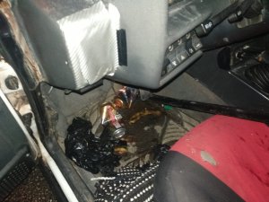 Trafik canavarının ehliyetsiz ve alkollü gece mesaisinde faciadan dönüldü