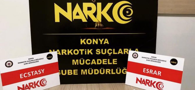 Konya’da uyuşturucu operasyonu