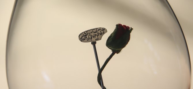 Pirinç tanesine İhlas suresini yazdı