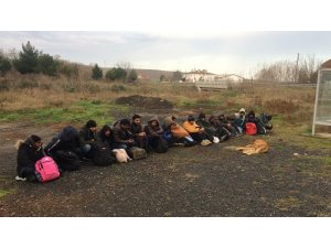 Tekirdağ’da 26 kaçak göçmen yakalandı