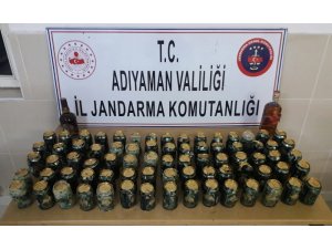 Jandarma ekiplerinden bandrolsüz içki operasyonu