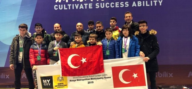 Dünya Eğitim Robotları Yarışmasında Konya’ya 2 ödül