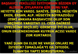 Gündemi sarsacak ses kaydı