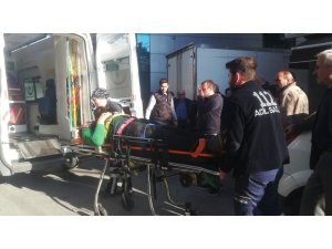 Bafra’da iş kazası: 1 yaralı