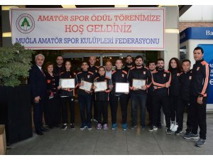 Menteşeli sporculara ASKF’den yılın sporcusu ödülü