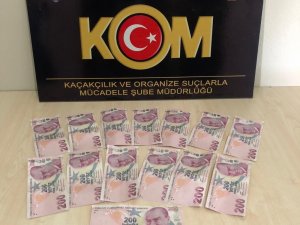 Piyasaya sahte para süren şahıs tutuklandı
