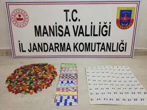 Kula’da tombala operasyonu