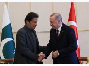 Cumhurbaşkanı Erdoğan, Pakistan Başbakanı Khan ile görüştü