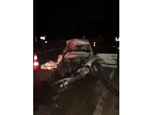 Boyabat’ta trafik kazası: 1 ölü, 1 yaralı