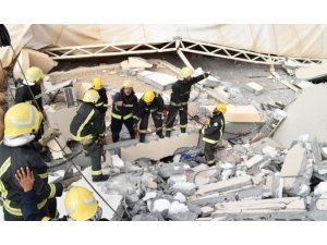 Suudi Arabistan’da üniversitenin duvarı çöktü: 2 ölü, 13 yaralı