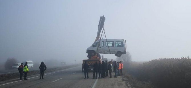 Beyşehir’de zincirleme trafik kazası: 8 yaralı