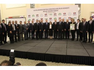 ÇİMKO Çimento’ya  ’Kaynakların Sorumlu Kullanımı’ sertifikası