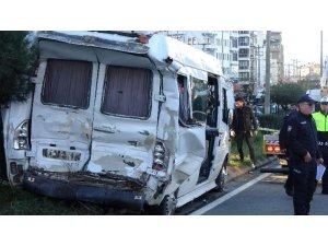 Trabzon’da kazaya sebep olan minibüs şoförü fazla yolcudan, tır şoförü ise hızdan bir çok kez trafik cezası almış
