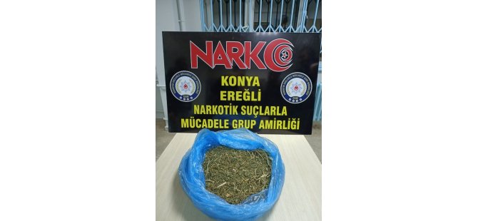 Uyuşturucu tacirinin evine baskın: 1 gözaltı