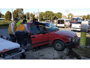 Samsun’da otomobiller çarpıştı: 1 yaralı