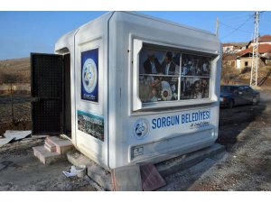 Sorgun Belediyesinden öğrenciler için kapalı durak