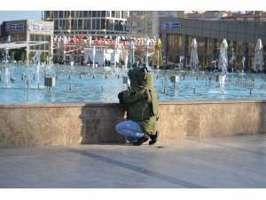 Unutulan el çantası paniğe neden oldu