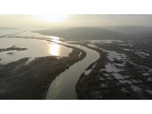 Terkos Gölü’nde ki aramalar drone ile görüntülendi