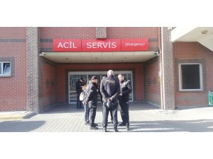 Aracında fenalık geçiren polis memuru ameliyata alındı