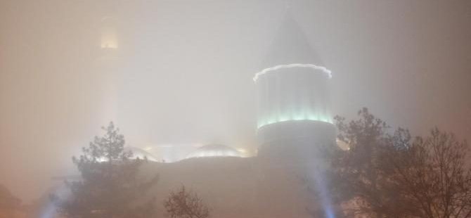 Konya ve çevresinde sis etkili oluyor