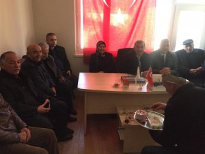 Başkanı Aslan’dan muhtarlara ziyaret