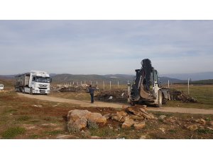 Bursa'da araziye dökülen kimyasal atık imha edilecek