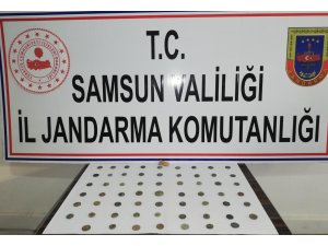 Samsun'da tarihi değeri olduğu değerlendirilen sikkeler bulundu