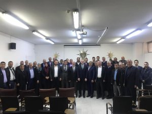 Hisarcık Heyeti’nden Başkan Ceyhun’a ’Hayırlı olsun’ ziyareti