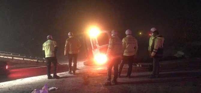 Konya'da trafik kazası: 1 ölü, 4 yaralı