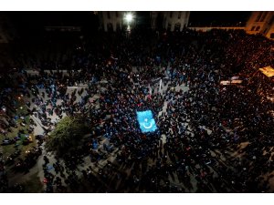 Fatih'te Doğu Türkistan için "Sessiz Çığlık" eylemi