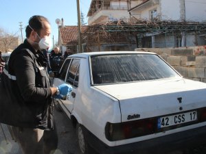 Konya’dan çalınan otomobil Karaman’da bulundu