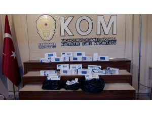 Gaziantep’te 920 paket kaçak sigaraya 2 gözaltı