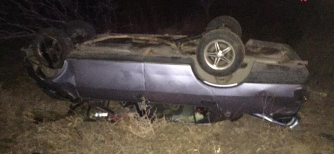 Konya'da otomobil devrildi: 3 yaralı