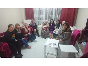 AK Partili kadınlardan hoş geldin bebek ziyareti