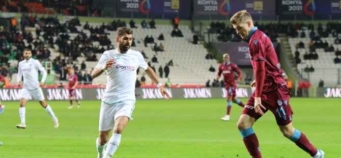 Süper Lig: Konyaspor: 0 - Trabzonspor: 0