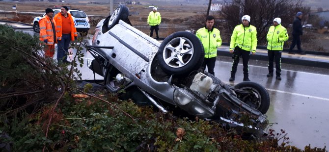 Beypazarı'nda trafik kazası: 3 yaralı
