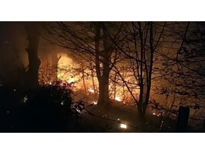 5 dönümlük arazide çıkan yangın söndürüldü