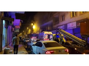 Bismil’de döşeme atölyesinde yangın