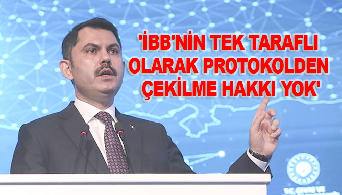 Çevre ve Şehircilik Bakanı Kurum'dan "Kanal İstanbul" açıklaması: