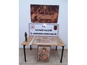 Jandarmadan tarihi eser operasyonu