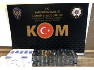 Şanlıurfa’da 3 bin paket gümrük kaçağı sigara ele geçirildi