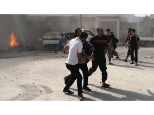 MSB: "Eli kanlı terör örgütü PKK/YPG, Fırat Kalkanı Harekatı bölgesindeki Cerablus ilçe merkezinde yine masum sivilleri hedef aldı. EYP yüklü iki motosikleti uzaktan kumanda ile patlatan teröristler, aralarında çocuklar