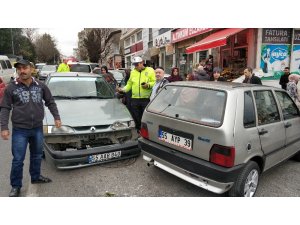 Samsun’da hastane önünde kaza: 2 yaralı