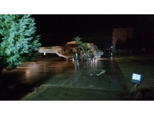 11 saat mahsur kaldılar, helikopterle kurtarıldılar