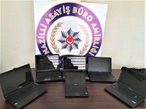 Okullardan para ve bilgisayar çalan şüpheli yakalandı