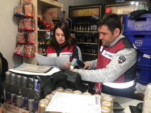 Erzurum İl Jandarma Komutanlığı’ndan sahte ve kaçak alkol denetimi
