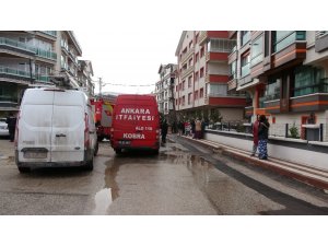 Başkentte korkutan yangın