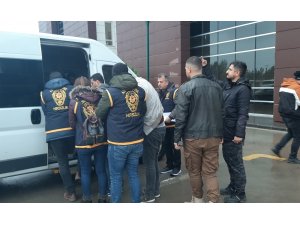 Kombi hırsızları yakalandı