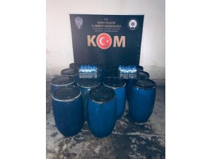 Hatay’da kaçak içki operasyonu