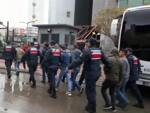 Şantiyeden kablo çalan 8 kişi tutuklandı